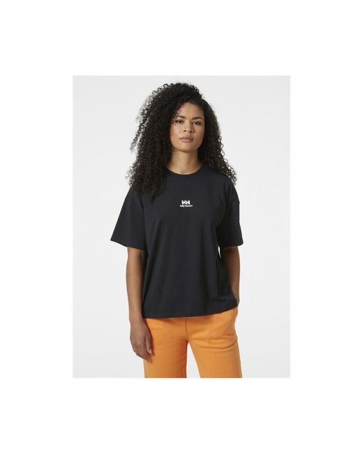 T-shirt Patch Helly Hansen en coloris Black