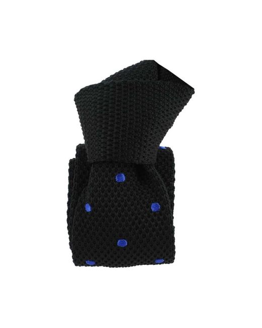 Cravates et accessoires Cravate tricot Preppy a pois Clj Charles Le Jeune pour homme en coloris Black