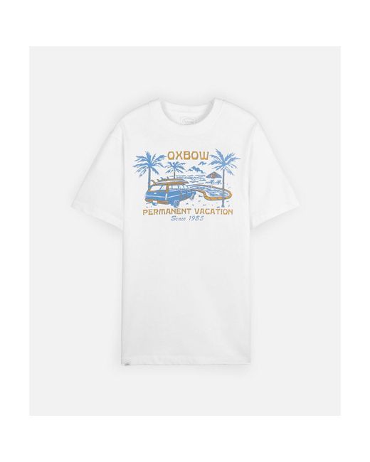 T-shirt Tee-shirt manches courtes ONTRIP Oxbow pour homme en coloris White