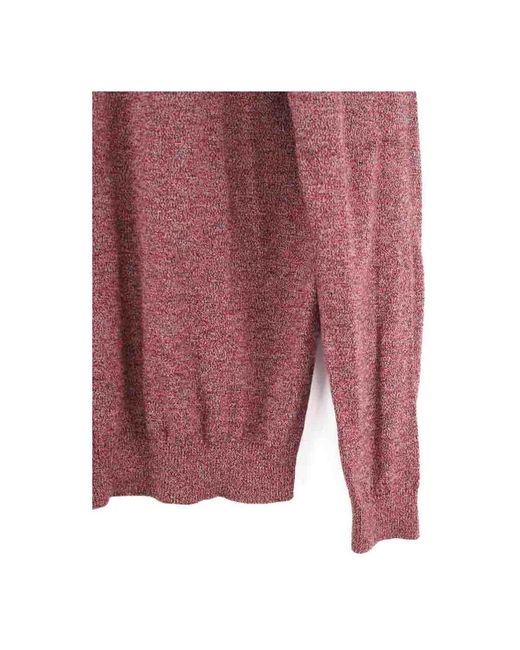 Pull Pull en coton bordeaux Boss pour homme en coloris Pink