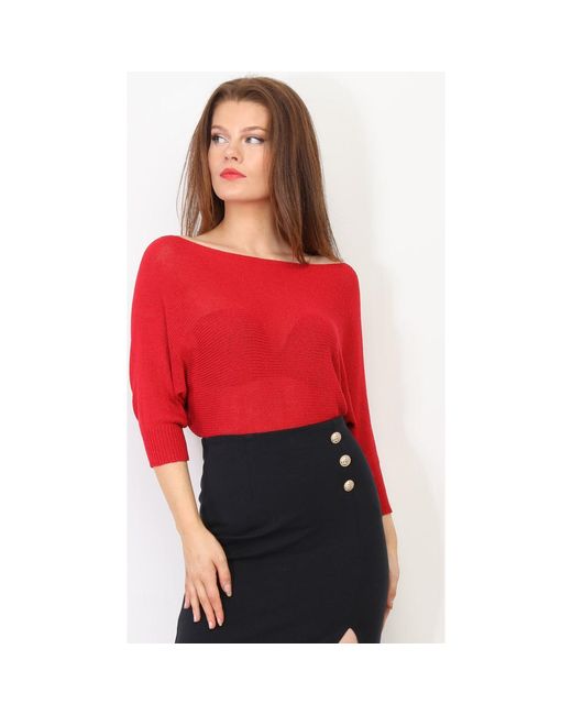 Pull Pulls Pour Femme La Modeuse en coloris Red
