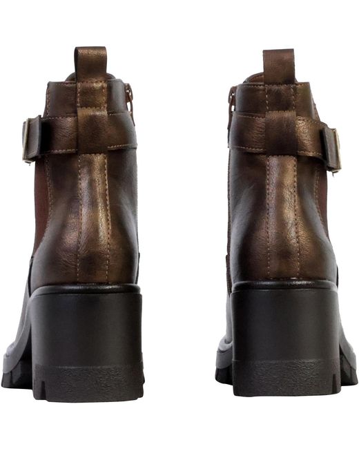 Bottines Bottines À Zip Super Mode en coloris Brown