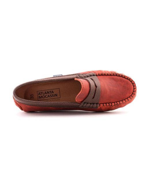 Mocassins Mocassins Originals Penny en cuir ATLANTA MOCASSIN en coloris Red