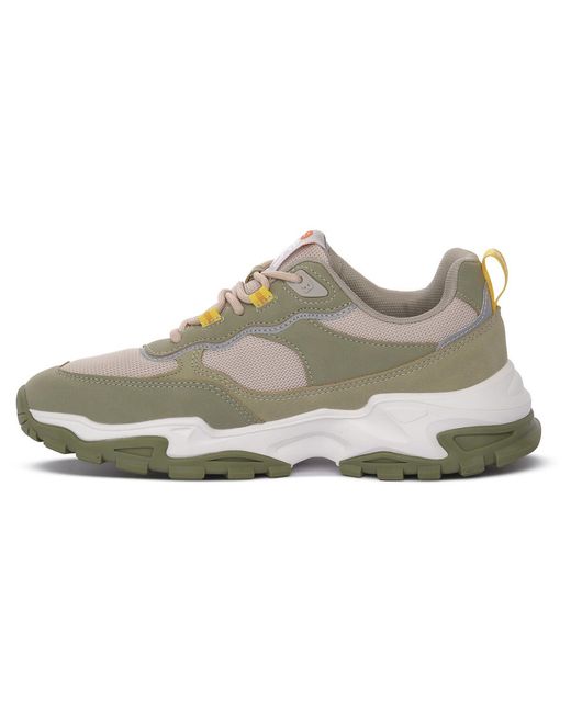 Baskets basses KAKI Refresh en coloris Green