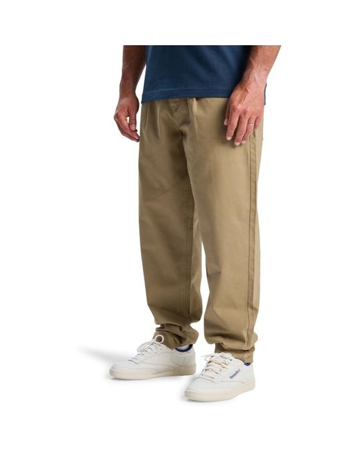 Pantalon Diamond Pleated Quiksilver pour homme en coloris Natural