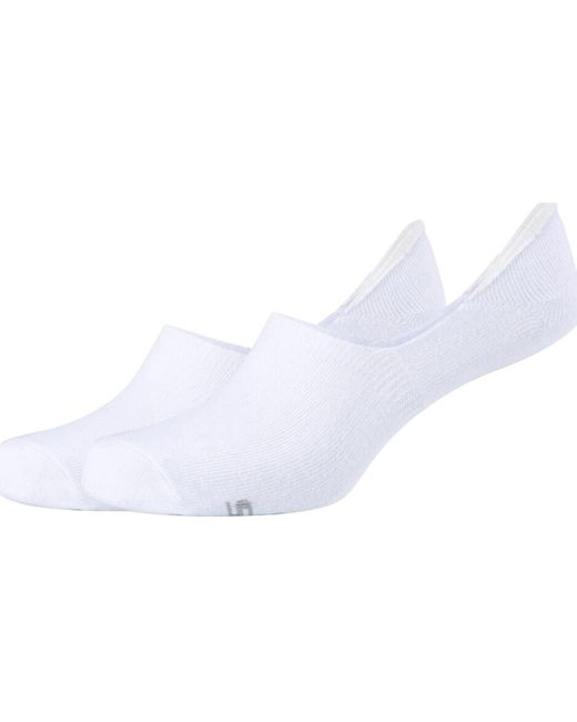 Socquettes 2PPK Basic Footies Socks Skechers en coloris White