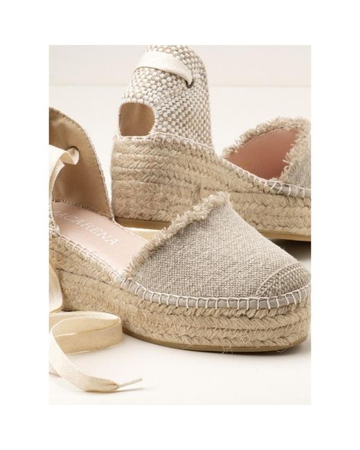 Espadrilles 41697 Macarena en coloris Natural
