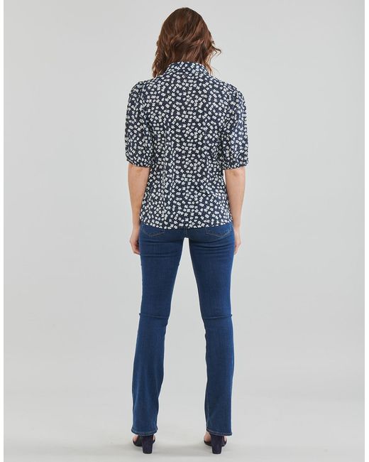 Blouses 13-Pamela-Printt Chattawak en coloris Black