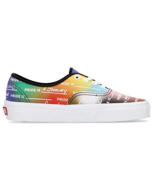 Baskets basses Authentic (pride) Rainbow Vans en coloris Multicolor