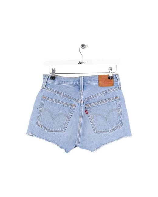 Short Mini Short Levi's en coloris Blue