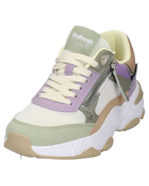 Baskets basses Refresh en coloris Gray