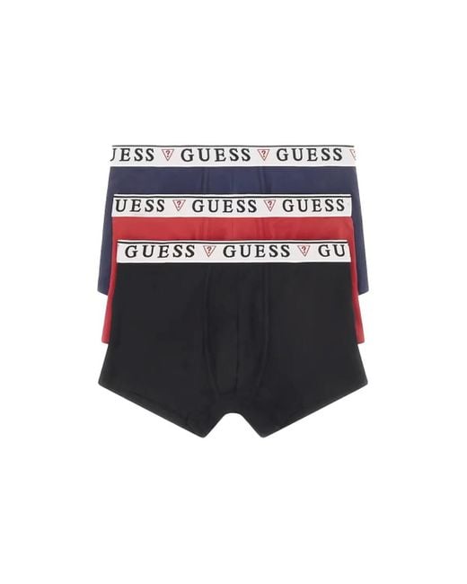 Boxers Pack x3 triangle G Guess pour homme en coloris Blue