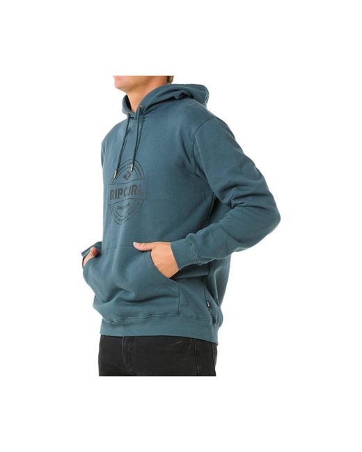 Sweat-shirt STAPLER HOOD Rip Curl pour homme en coloris Green