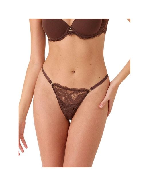 Strings String Ficelle Renatta Selmark en coloris Brown