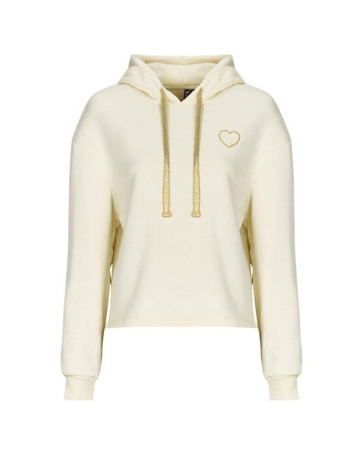 Pieces Capuchon Sweaters Pcchilli in het Natural