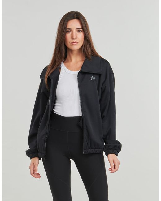 New Balance Black Fleecepullover Fleece Full Zip