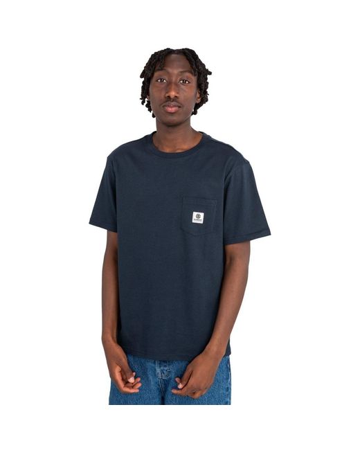 T-shirt Basic Pocket Element pour homme en coloris Blue