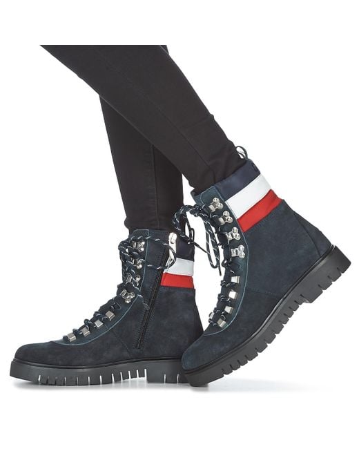 tommy hilfiger lace up boot