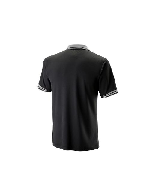 T-shirt Tennis-polo Star Tipped 19 Wilson pour homme en coloris Black