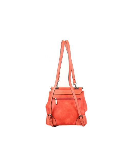 Sac à main Sac à dos à rabat Corail Mac Alyster en coloris Red