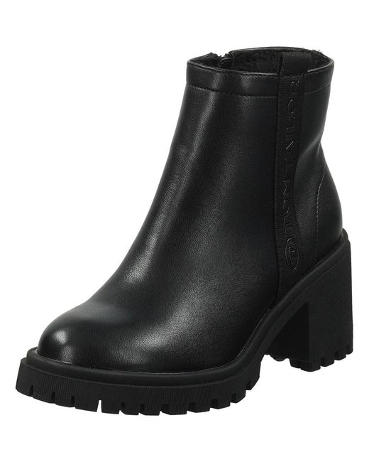 Boots Bottines Tom Tailor en coloris Black