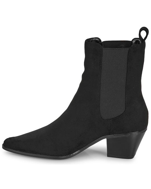 Moony Mood Enkellaarzen Danilyn in het Black