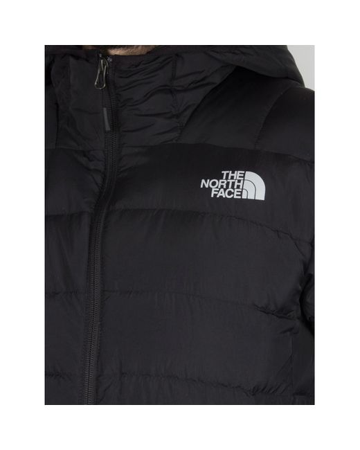 north face black puffa coat