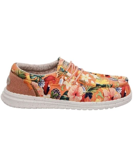 Slip Ons Fusion en coloris Orange