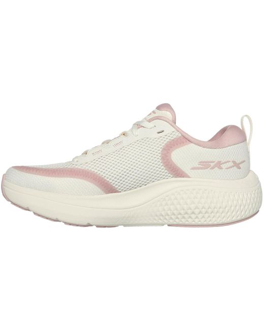Skechers Hardloopschoenen Go Run Supersonic Max 172086-Ntpk Natural in het White