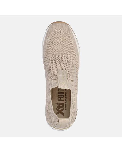 Baskets basses SNEAKERS ZEPPA Xti en coloris Natural