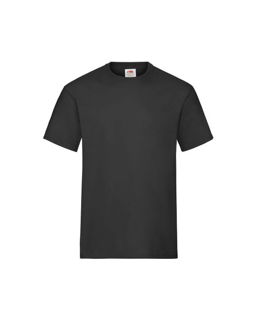 T-shirt SS008 Fruit Of The Loom pour homme en coloris Black