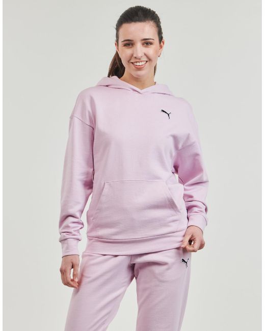 Sweat-shirt BETTER ESSENTIALS HOODIE TR PUMA en coloris Pink