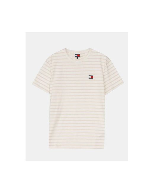 Tommy Hilfiger T-Shirt Korte Mouw Dm0Dm21193 in het White voor heren