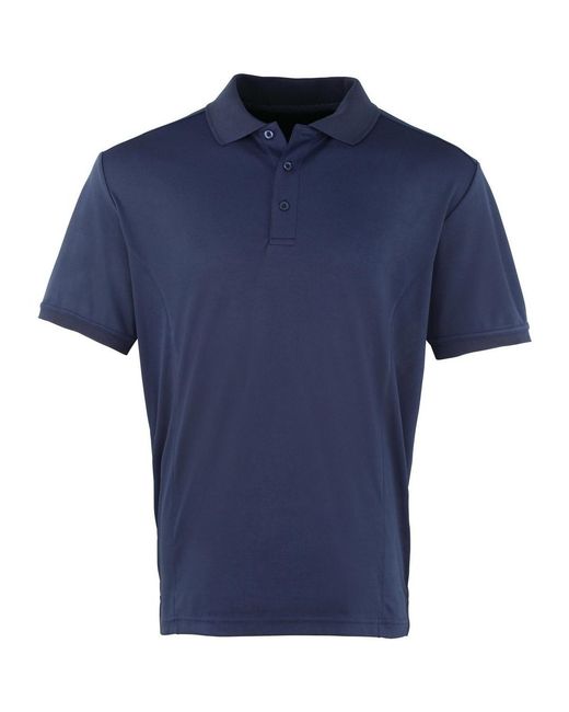 Polo Coolchecker PREMIER pour homme en coloris Blue