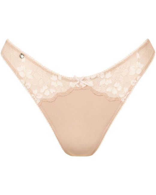 Strings String échancré Posh Cheek Lisca en coloris Natural