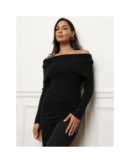 Pull Pulls Pour Femme La Modeuse en coloris Black