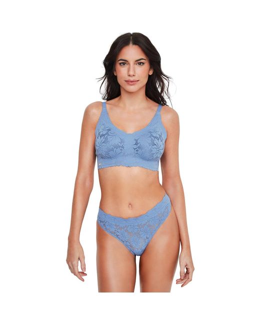Tangas String ONE AND LACE Selmark en coloris Blue