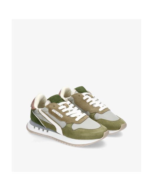 Baskets Basses M6090 Corina en coloris Green