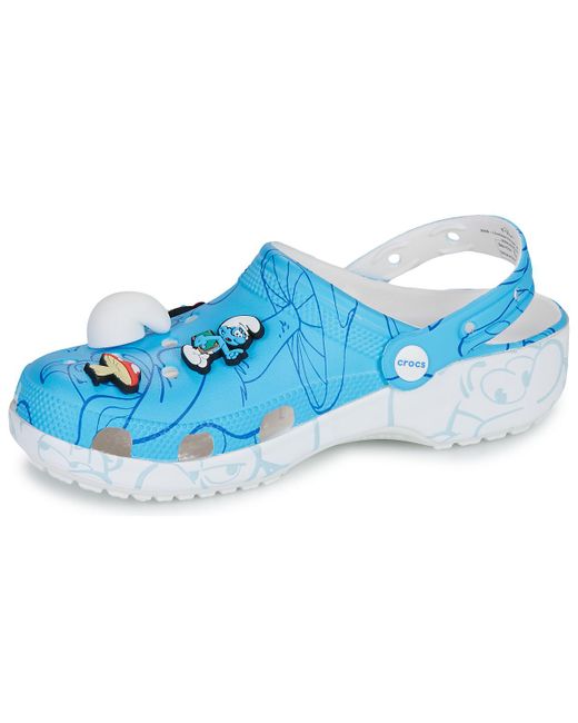 CROCSTM Blue Clogs Smurfs Classic Clog