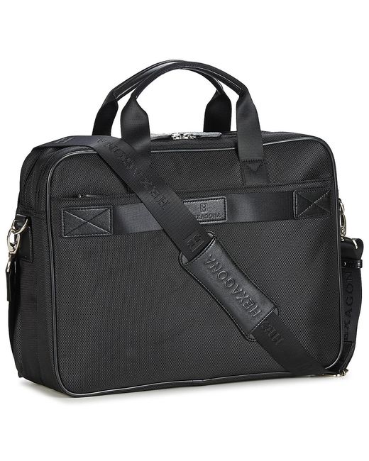 Porte Document Worker Hexagona pour homme en coloris Black