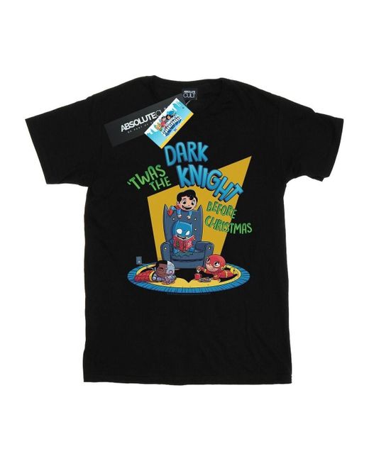 T-shirt Super Friends Dark Knight Before Christmas Dc Comics en coloris Black