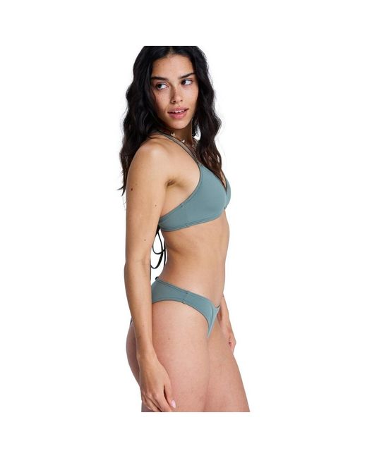 Maillots de bain Solid Essentials Athletic Tri Roxy en coloris Blue