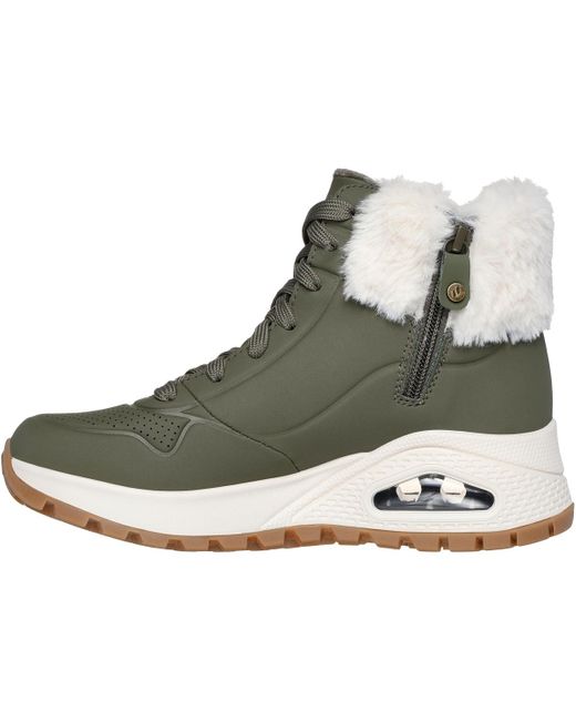 Baskets montantes Basket Montante à Lacets Uno Rugged Fall Air Skechers en coloris Green