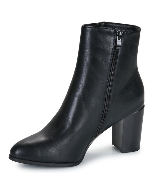 Moony Mood Enkellaarzen Payton in het Black