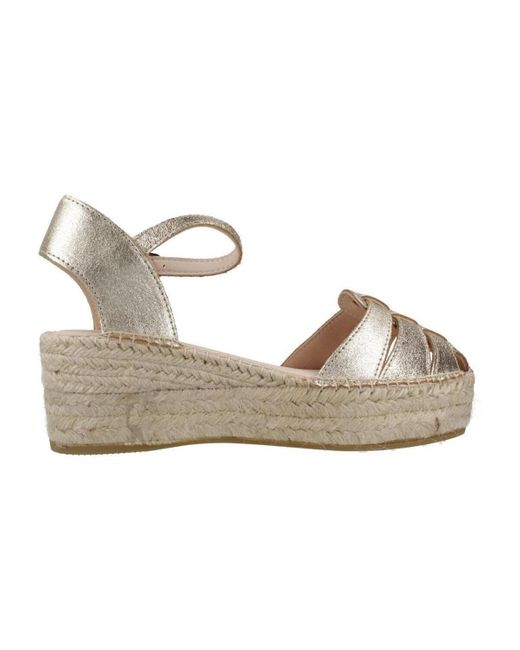 Espadrilles JAVA43VE Macarena en coloris Metallic