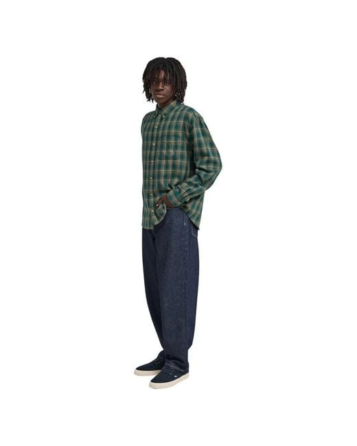 Chemise Button Down Regular Flannel Element pour homme en coloris Green