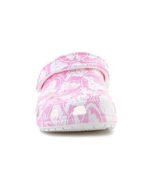 Sabots Classic Duke Print Clog CROCSTM en coloris Pink