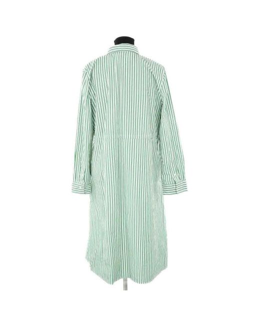 Robe Robe en coton verte Tommy Hilfiger en coloris Blue