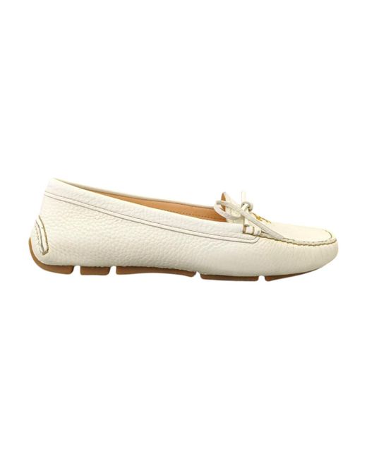 Prada Mocassins in het White
