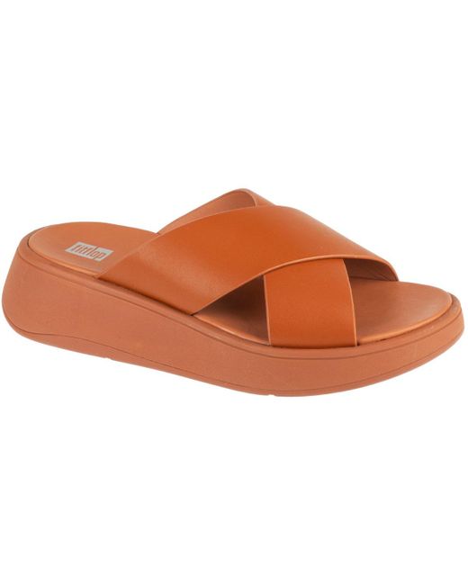 Chaussons F-Mode Flatform Fitflop en coloris Brown